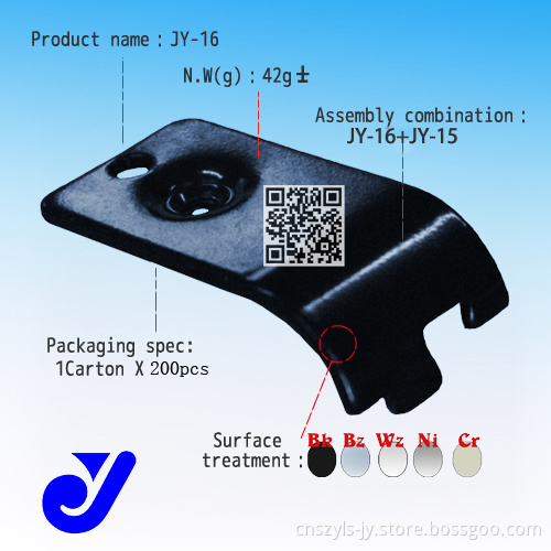 Jy-16|Metal Clamp for Logistic Shelf|Metal Connector|Metal Joint